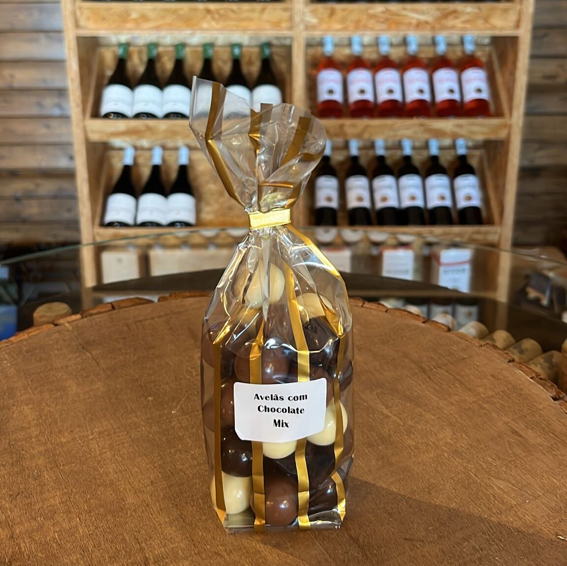 Avelãs com choc mix